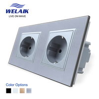 2Frames european standard  power wall socket