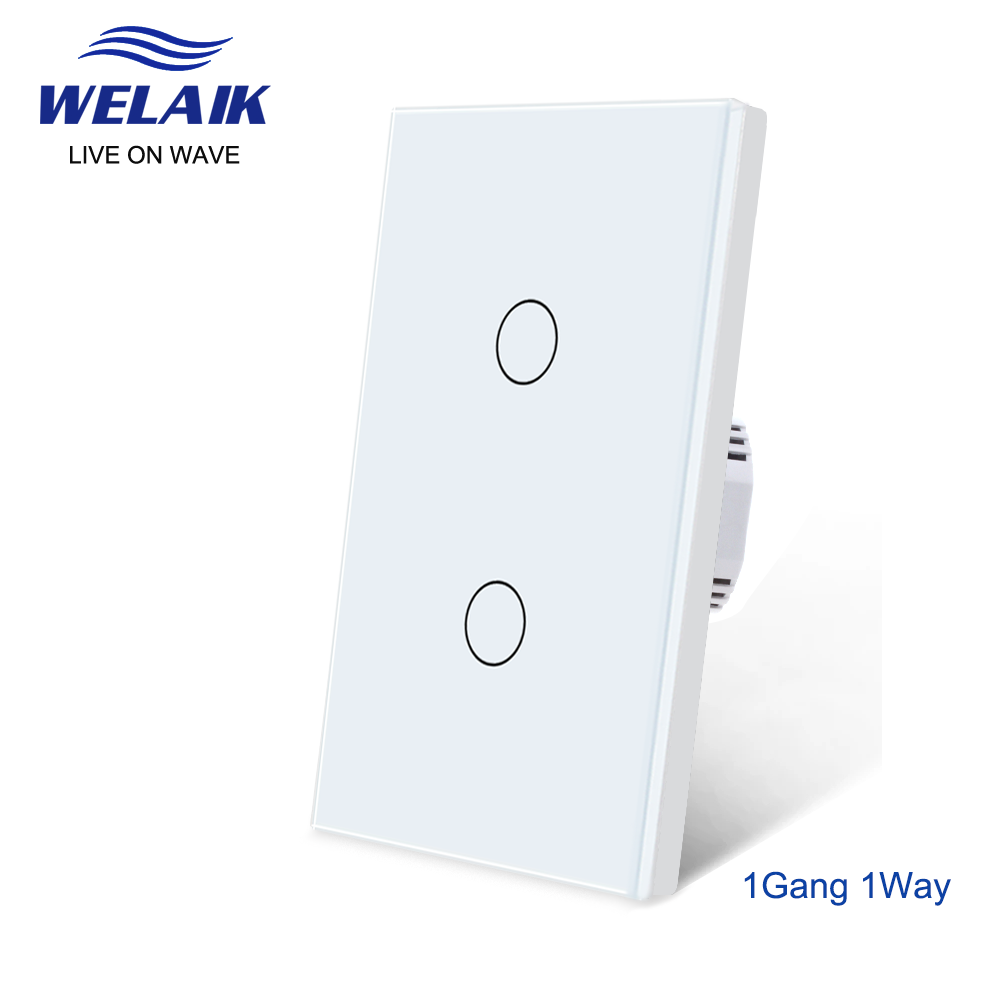 2gang1way US standard touch switch