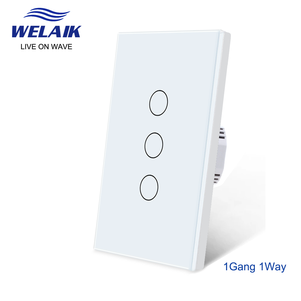 3gang1way US standard touch switch