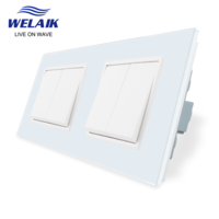 2gang1way+2gang1way push button wall switch