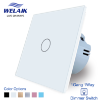 1gang1way EU dimming touch switch