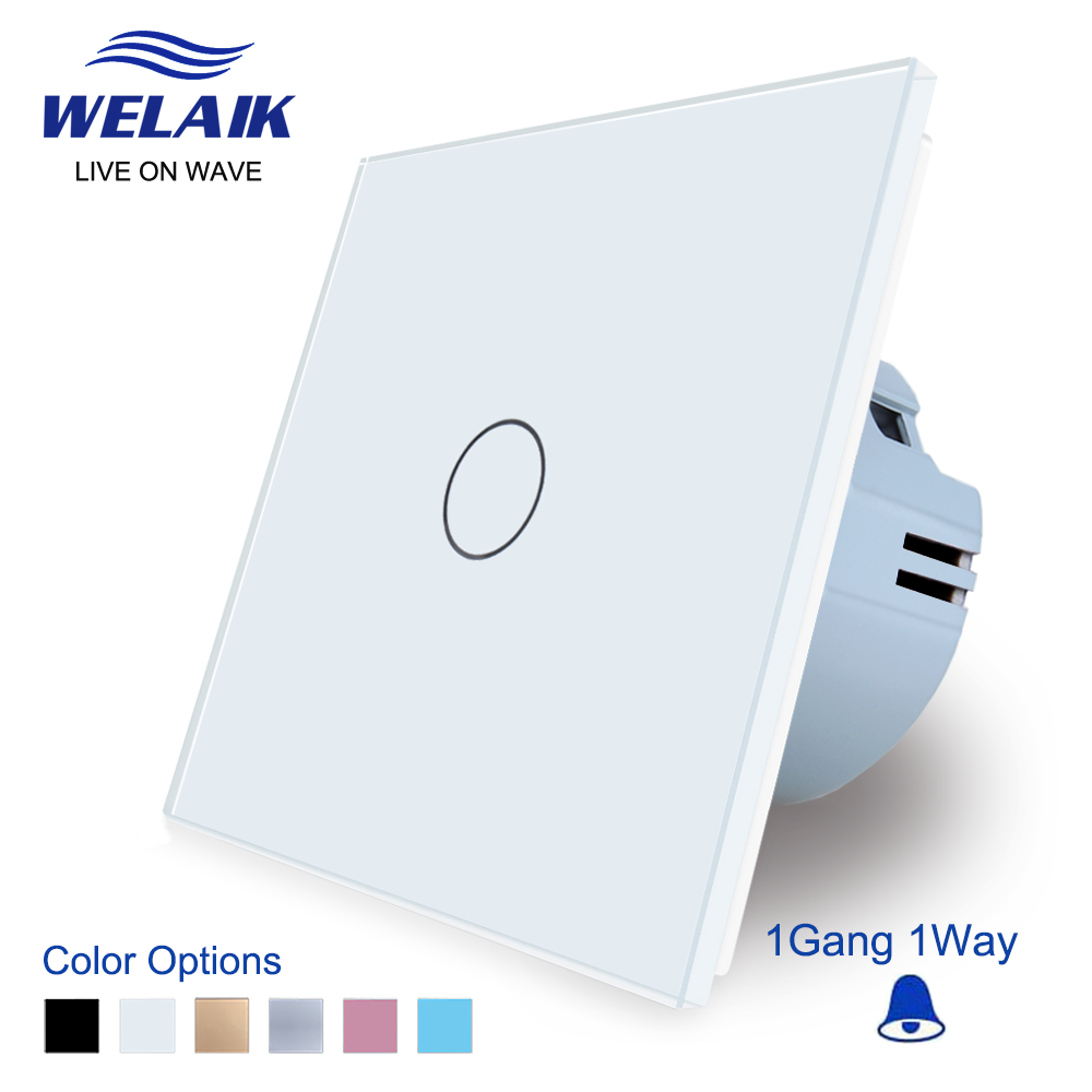 1gang1way EU standard  doorbell  touch switch