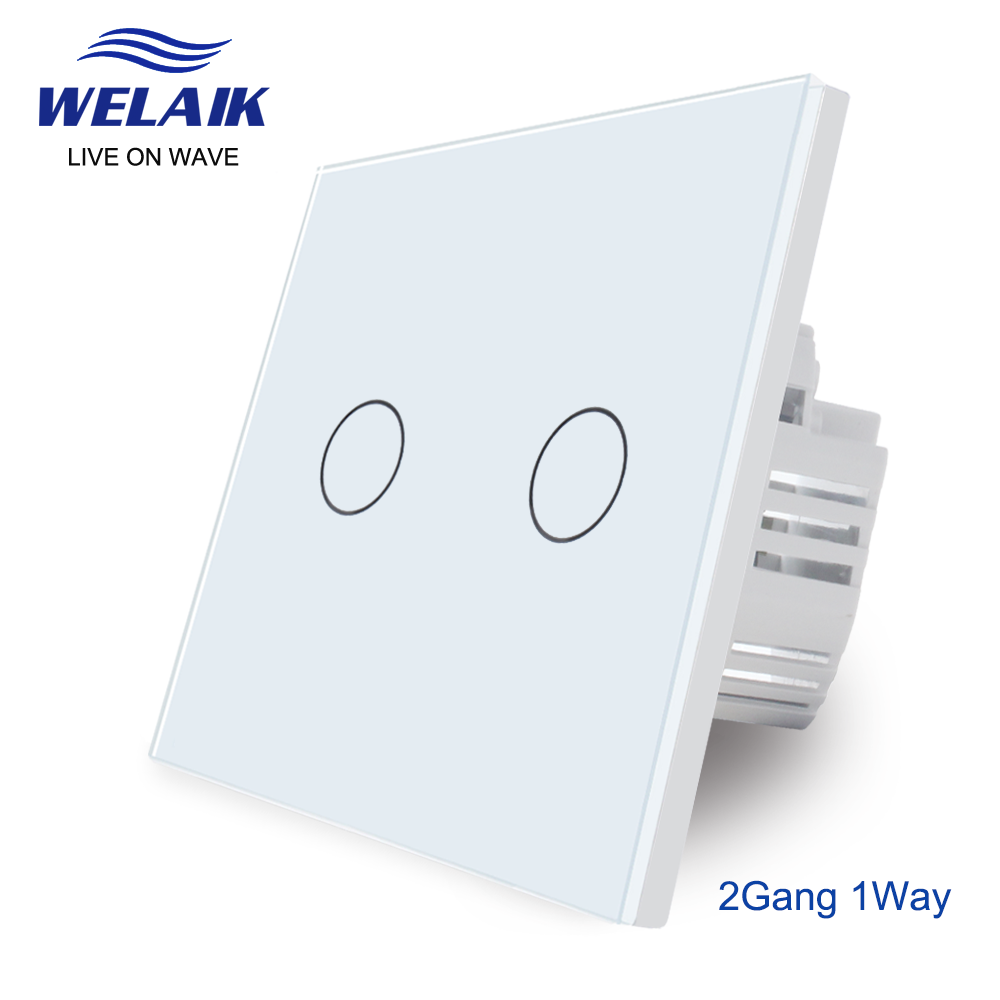 2gang1way UK standard touch switch