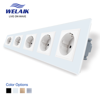 5Frames european standard  power wall socket