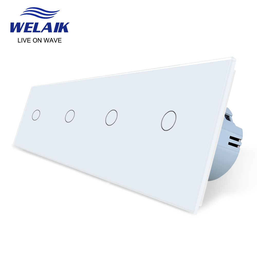 4Frame 1gang1way EU standard touch switch